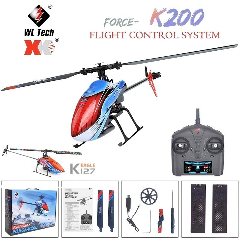 Rc Helicopter Single Rotor - WLtoys RC Helikopters K200 K127 2.4Ghz