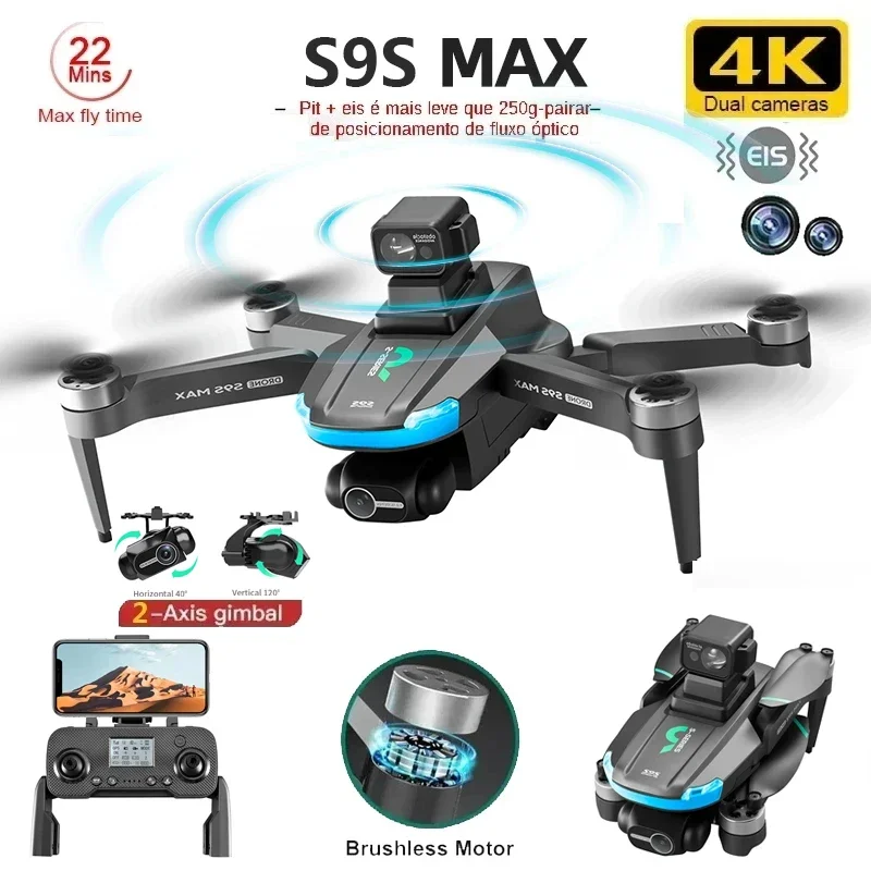 NIEUWE S9S MAX MINI Drone 4K 2 - Rc Helicopter Mini recensie en prijs