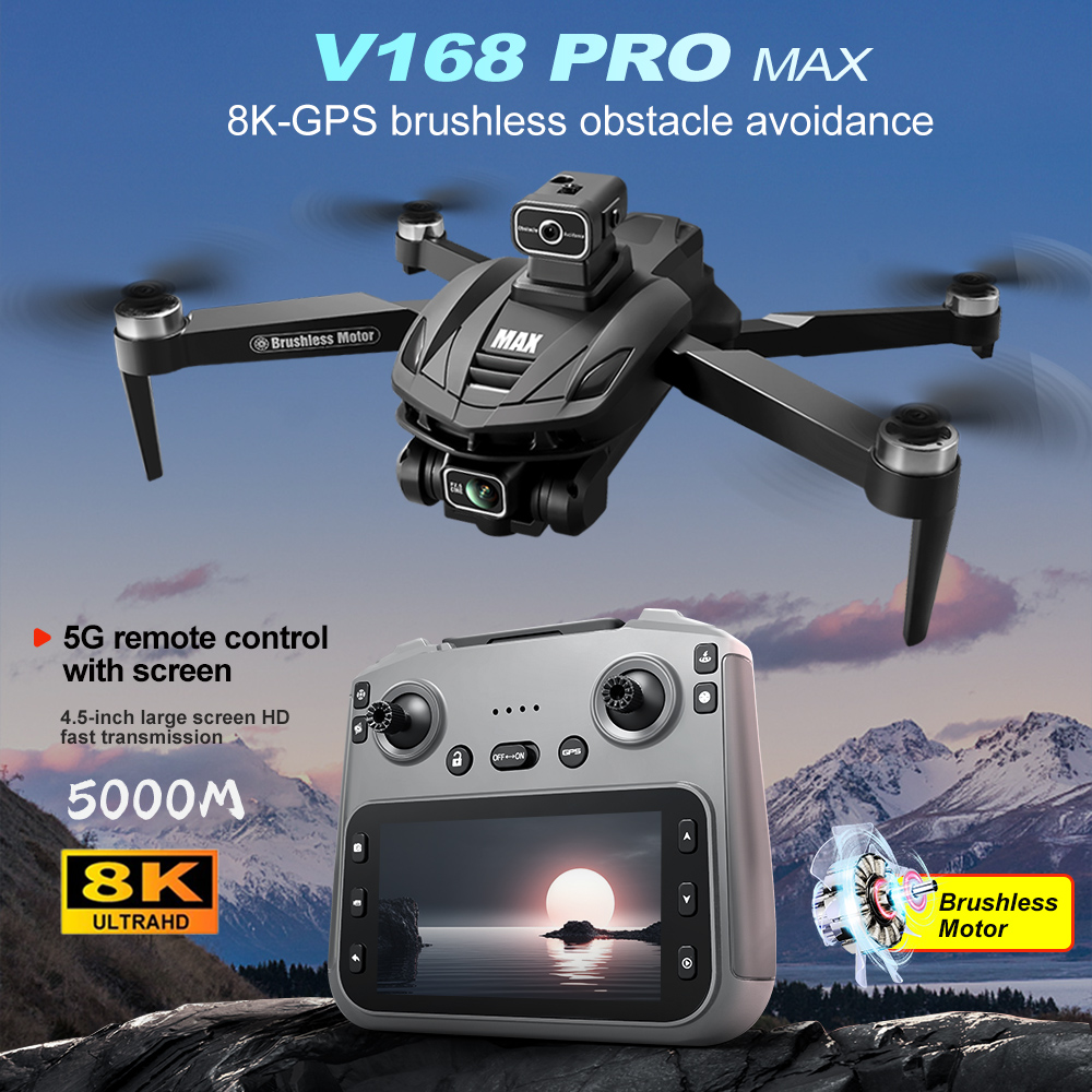 V168 PRO Max GPS Drone 8K Prof - Rc Helicopter Electric recensie en prijs