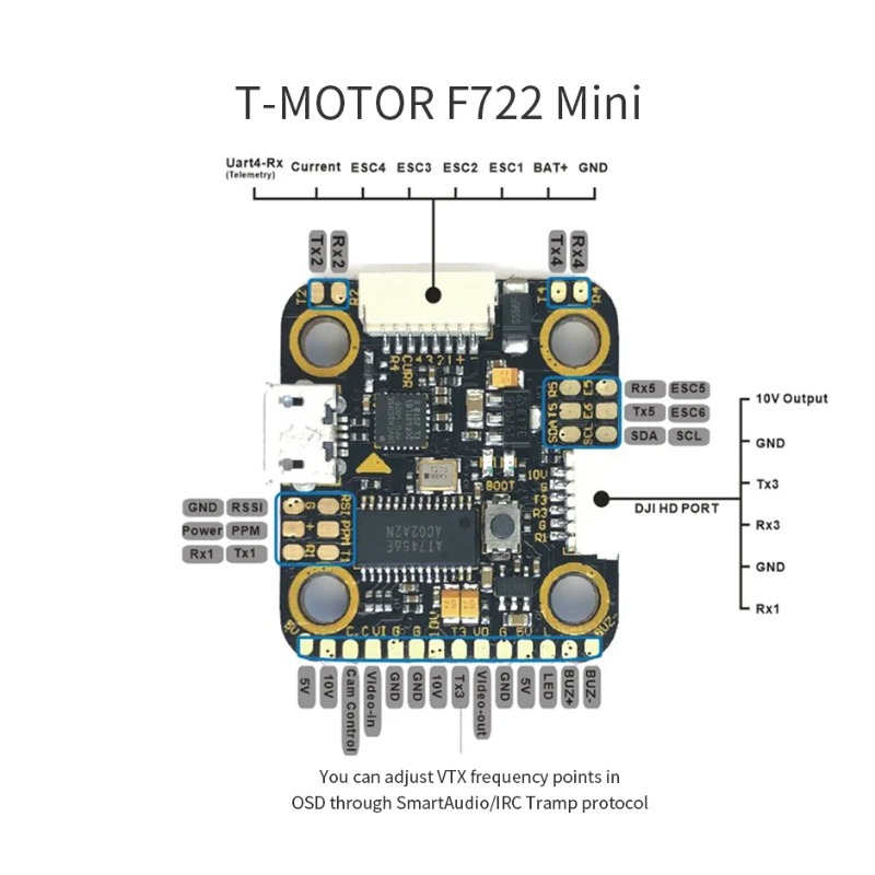 T-Motor MINI F7 FC & F45A 4in1 - Betaflight Fc F7 recensie en prijs
